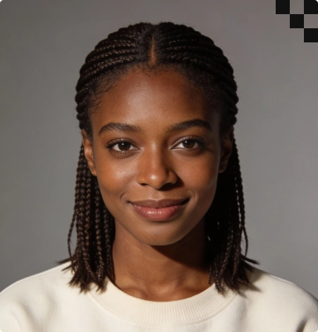Headshot of a cybersecurity team member, professional portrait